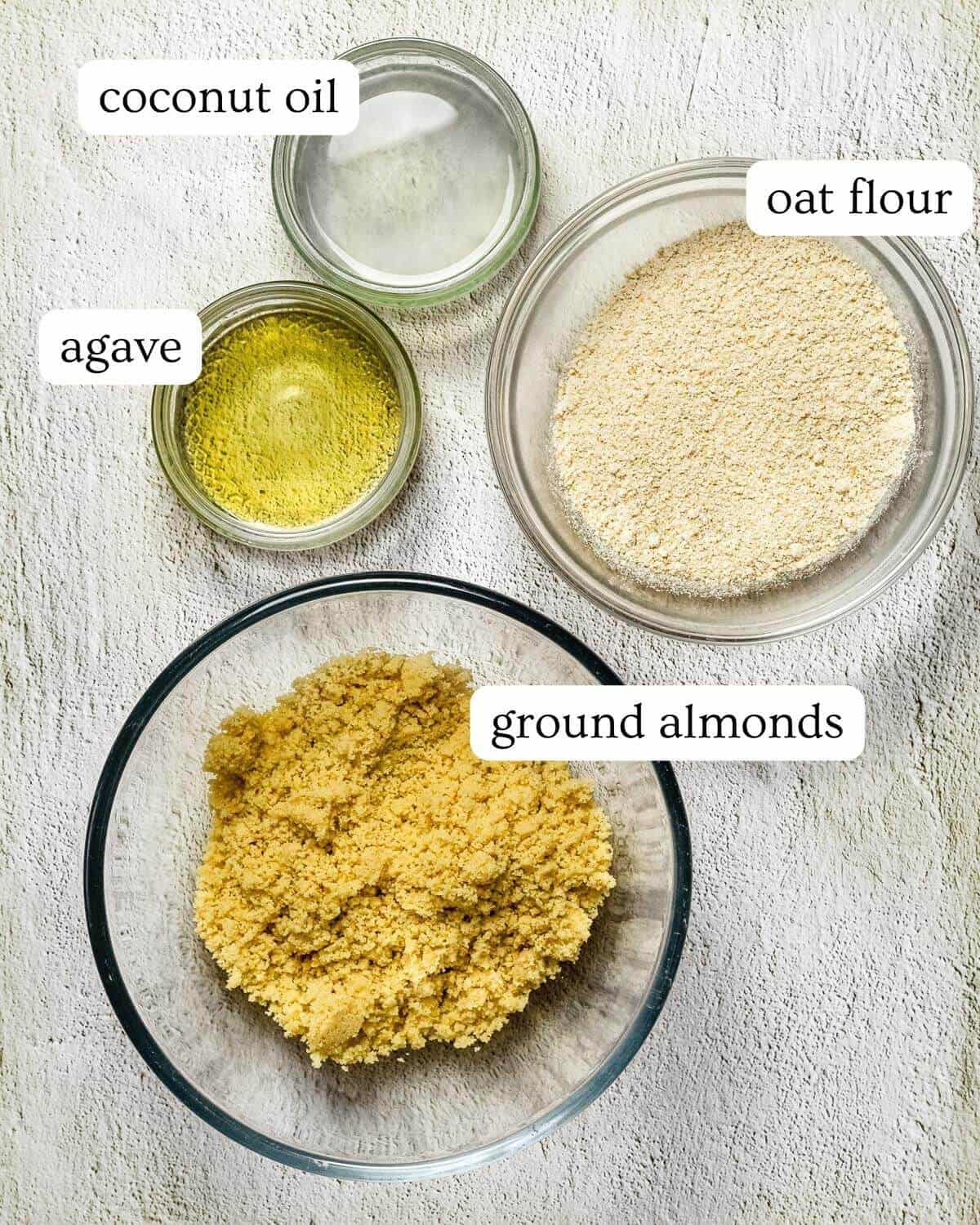 ingredients needed for gluten-free shortcrust pastry