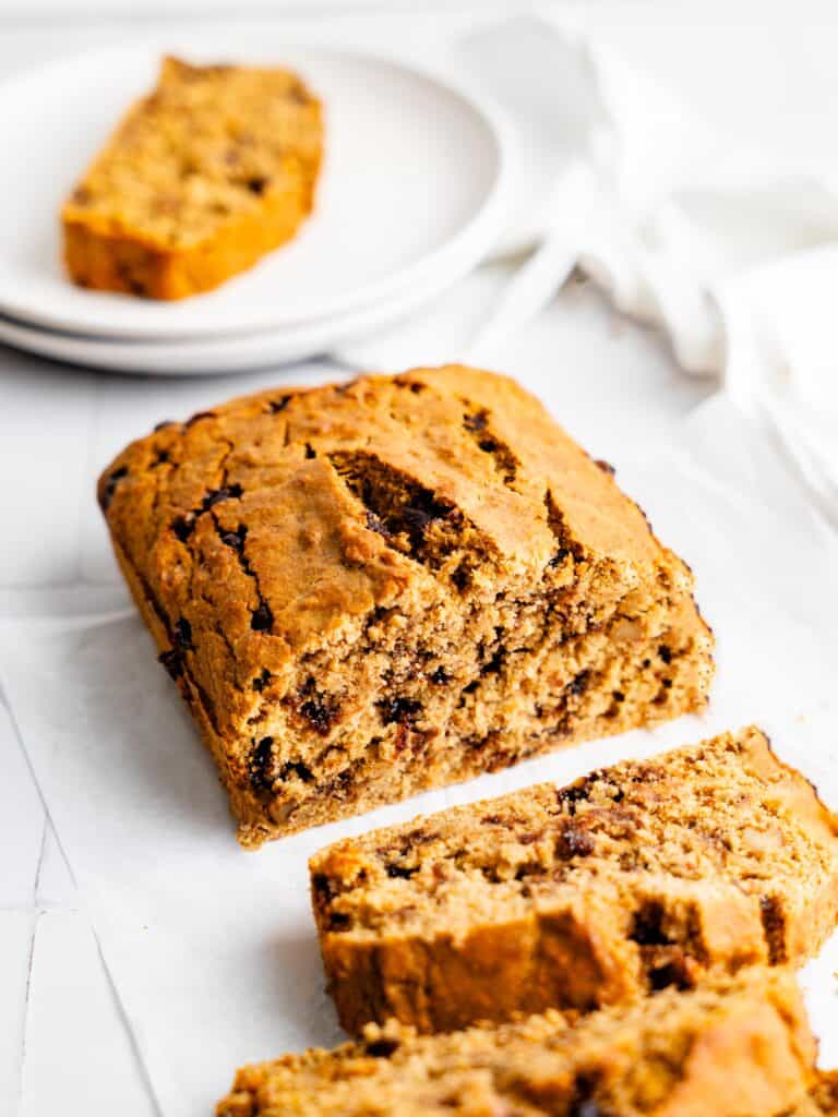 Oat Flour Banana Bread.