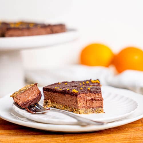 No-Bake Chocolate Orange Cheesecake.