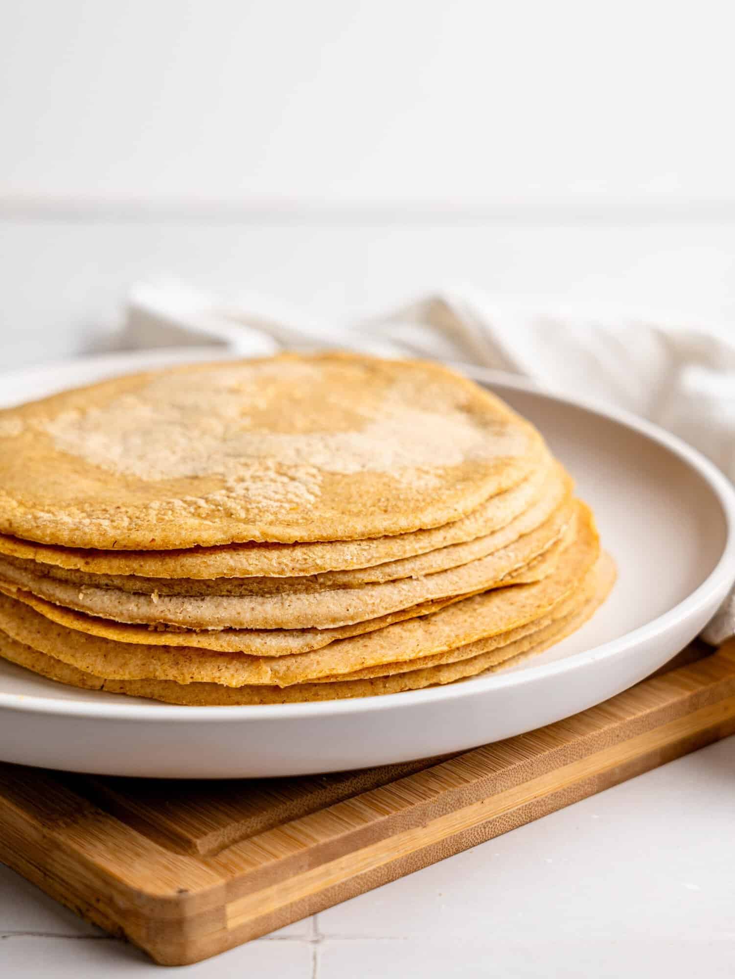 2-Ingredient Oat Tortillas (easy and healthy wrap recipe)