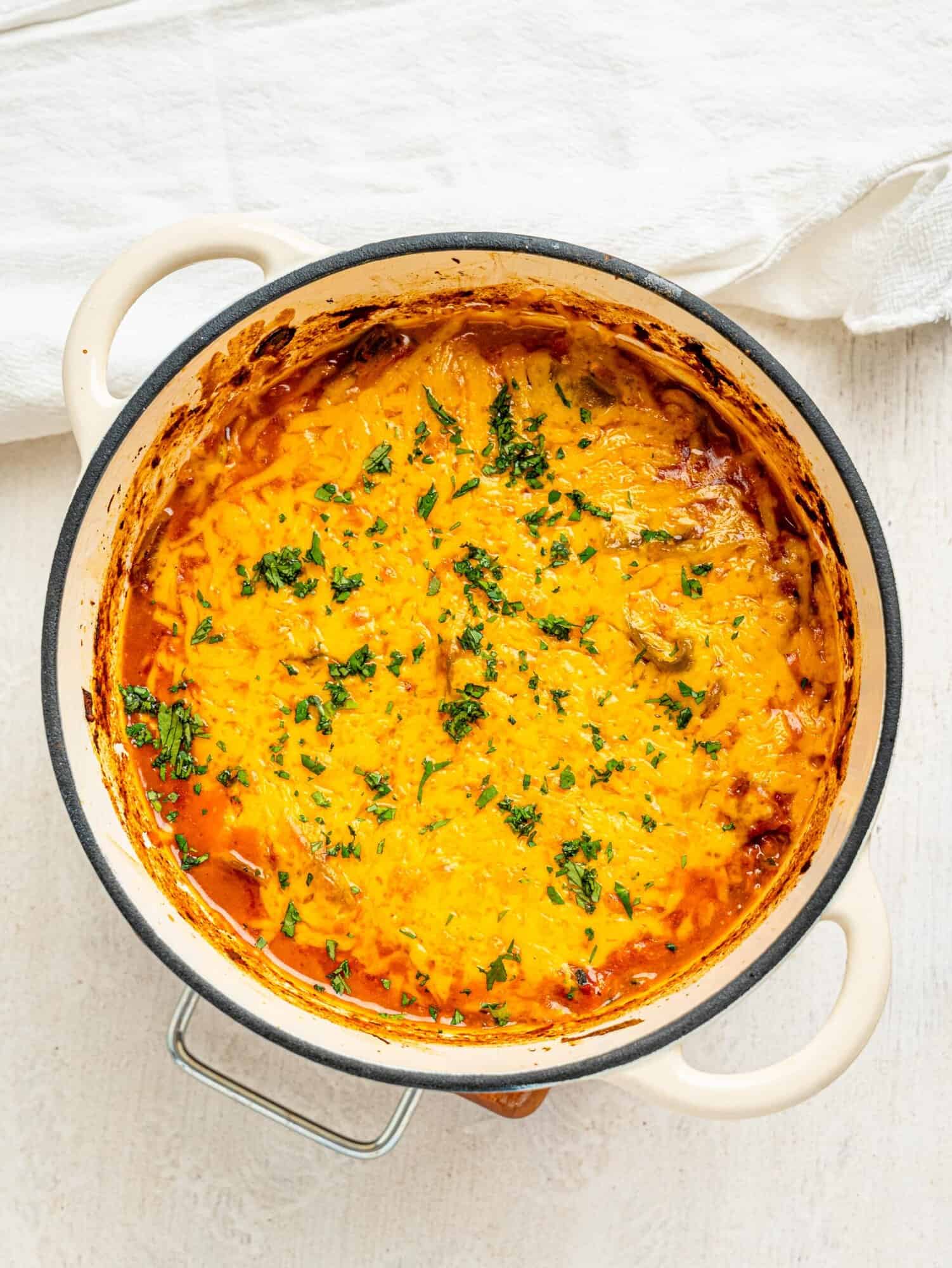 One pot lasagna.