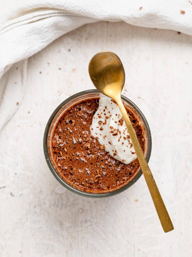 THE BEST High Protein Chocolate Mousse (only 4 ingredients!)