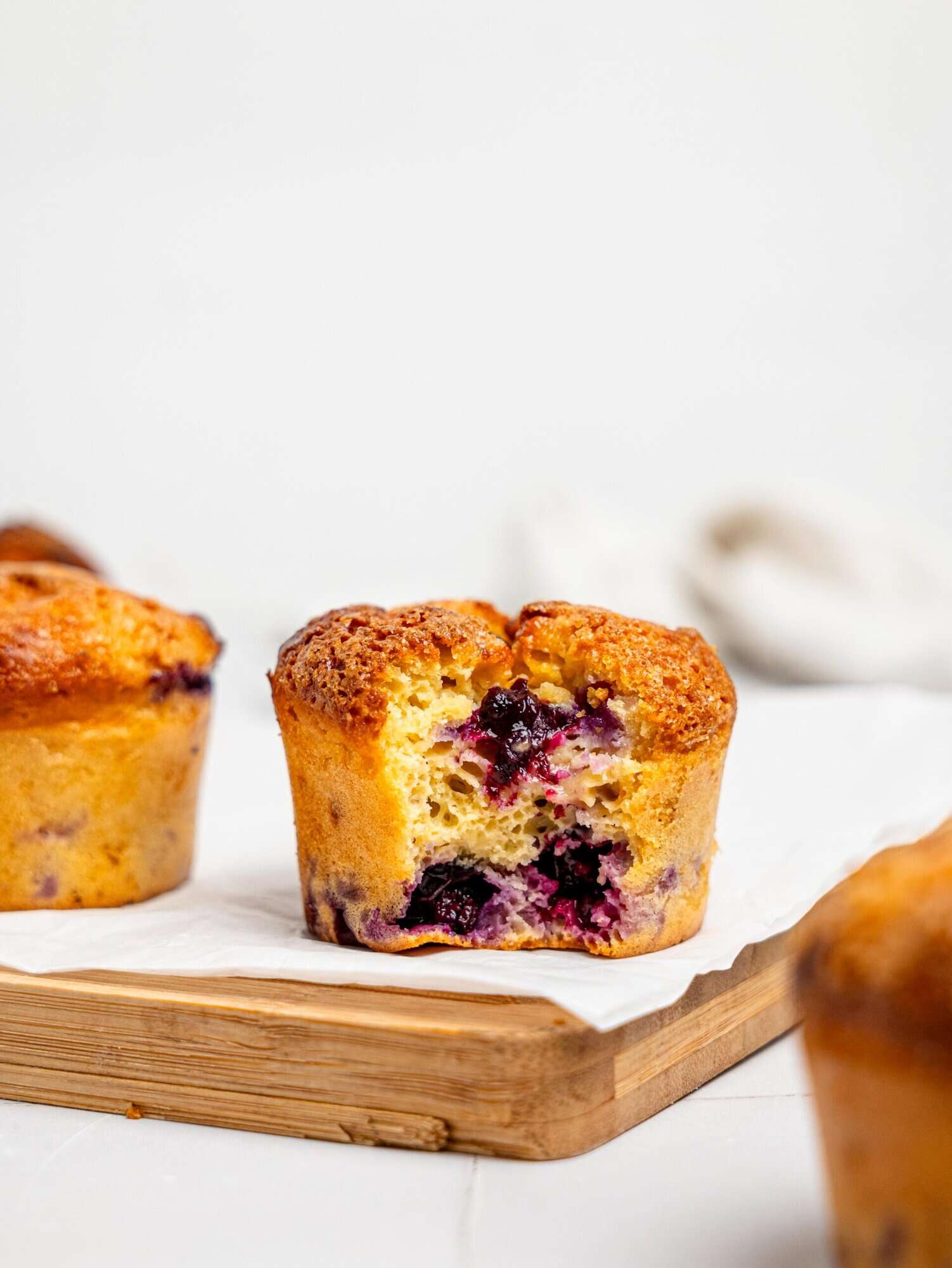 Blueberry Cottage Cheese Muffin.