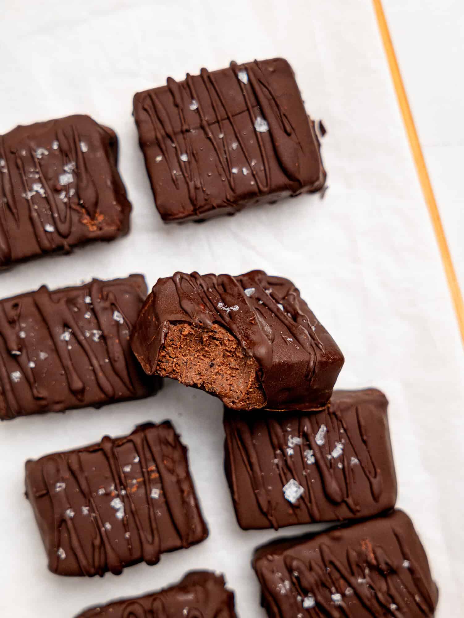 Flourless brownies with black beans.