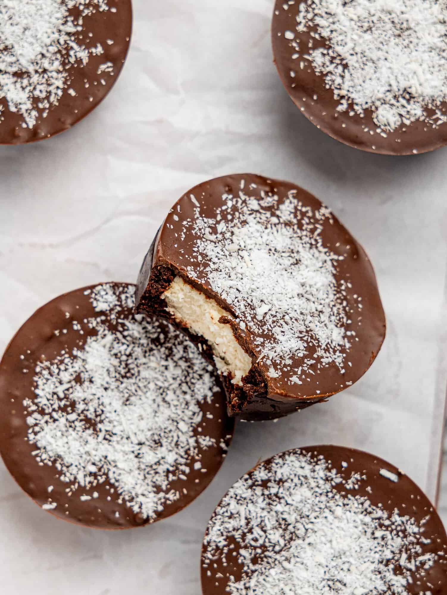 Bounty brownie cups.